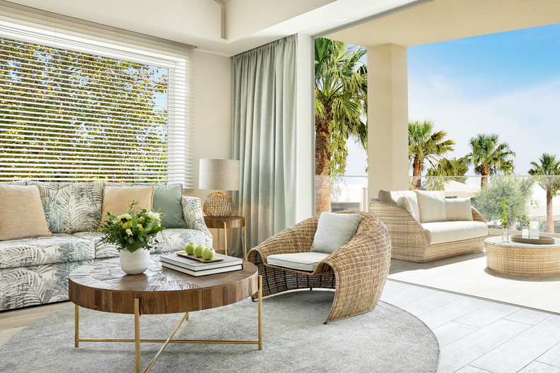 Tiara Holidays - Porto Sani - one bedroom suite grand balcony pool view